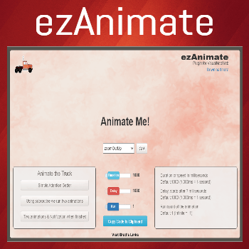ezAnimate Plugin for VisualNeoWeb Details